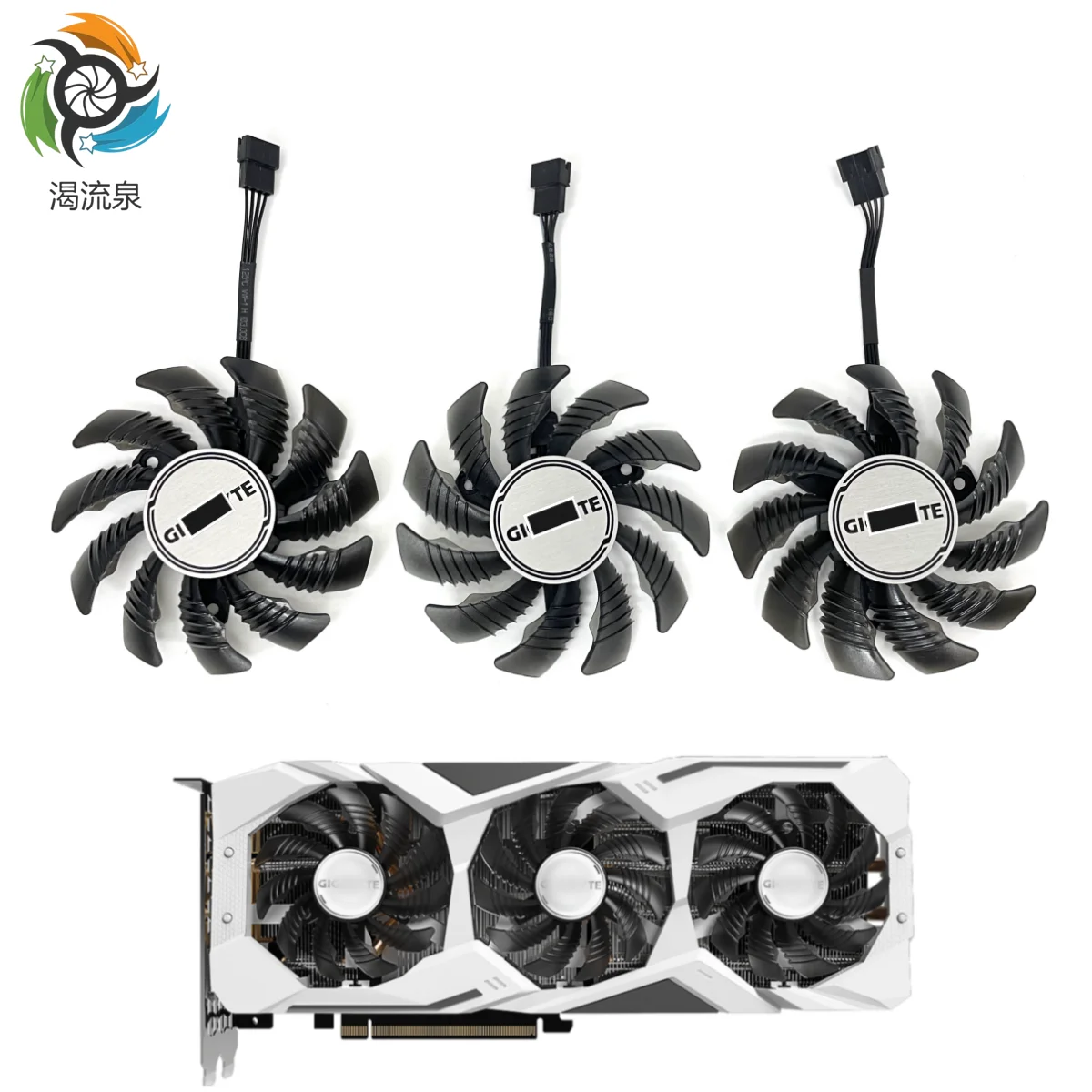 새로운 78MM PLD08010S12HH T128010SU 기가 바이트 RTX 2060 2060 슈퍼 2070 게임 OC 그래픽 ...