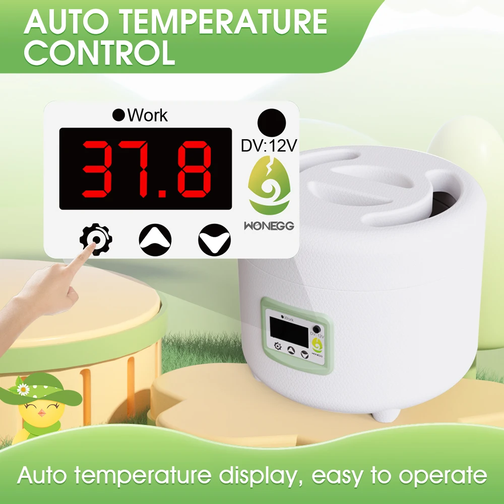 Egg Incubator for Chicken Duck and Bird 9 Eggs