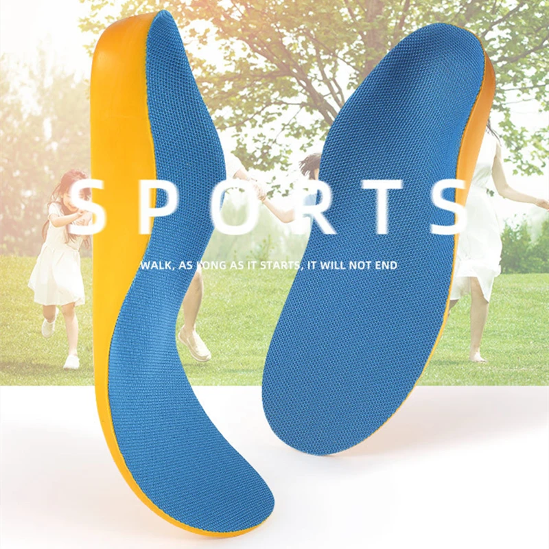 Kid Orthopedic Insoles  Arch Support Orthopedic Insoles Flat Feet Correction for Varus X  X/O Legs Shoe Heel Fixed Pads