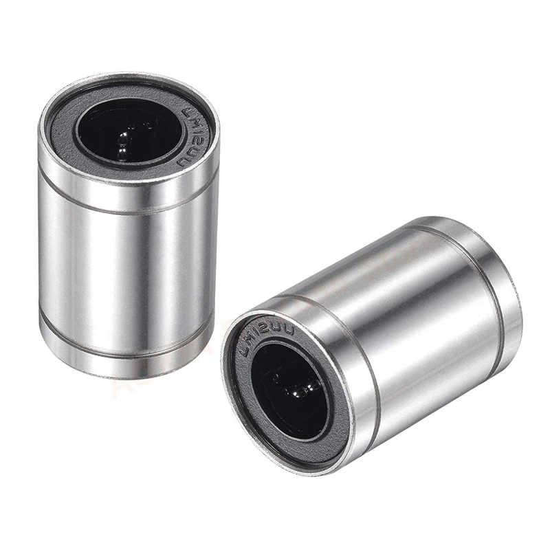 

2Pcs LM12UU Linear Ball Bearings 12mm Bore 21mm OD 30mm Long for CNC Machine 3D Printer
