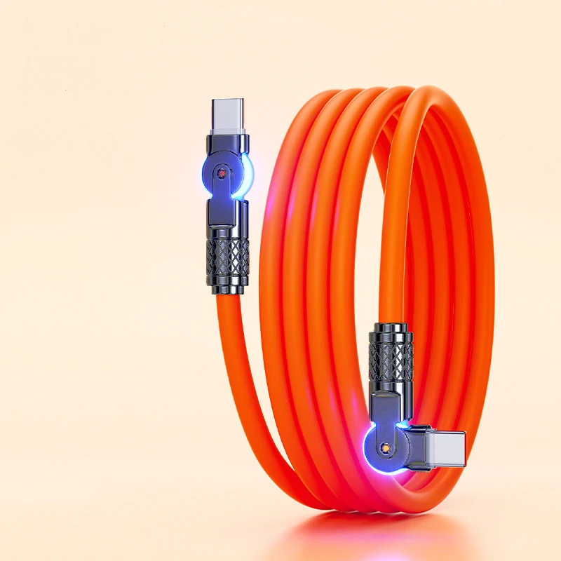 ตัวเลือกสินค้า สายชาร์จ USB-C 60W หมุนได้ ชาร์จเร็ว ซิงค์ข้อมูล