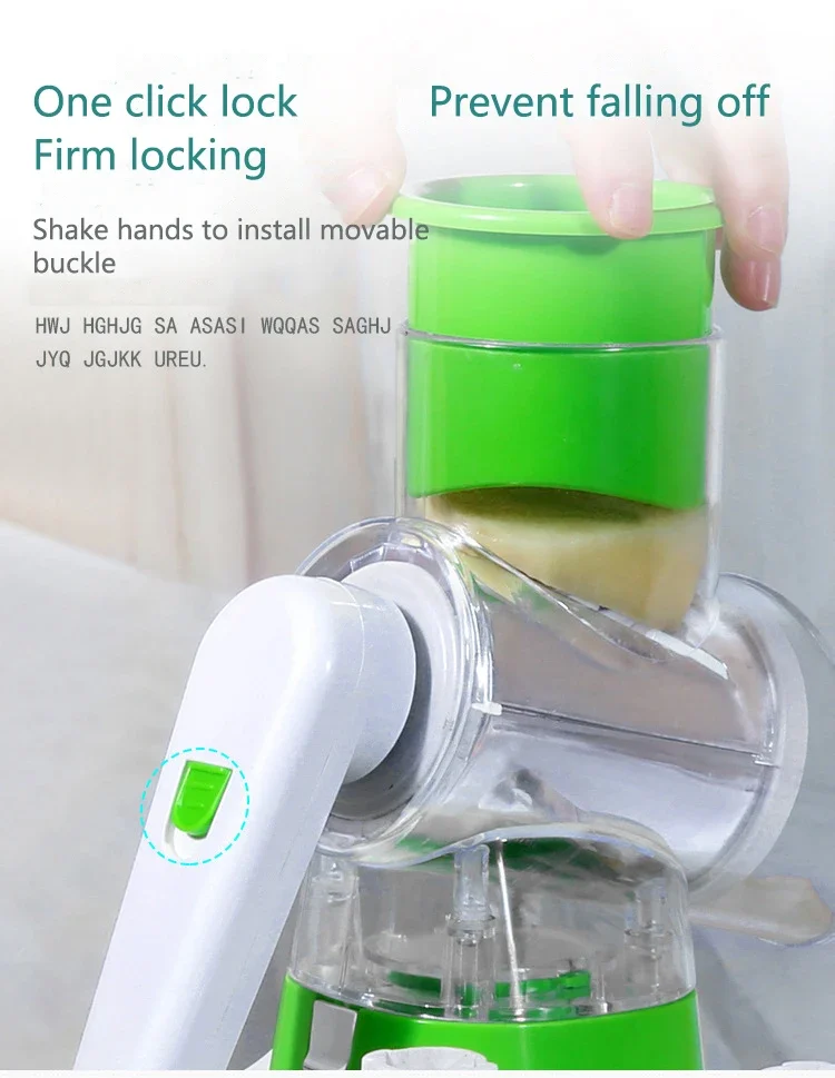 3-in-1 manual vegetable chopper