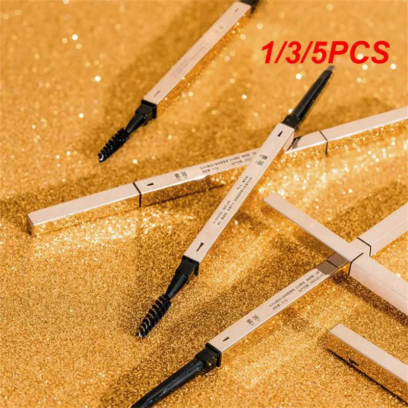 

1/3/5PCS Eyebrow Pencil Waterproof And Sweat-proof Smear Smooth Beginners Apply Not Easy To Fade Cosmetics Natural Eyebrow