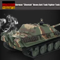 Henglong 3869 Remote Control Tank 1:16 German "cheetah" Heavy Anti Tank Fighter Tank Rc Multi Functional Combat Simulation Model 1