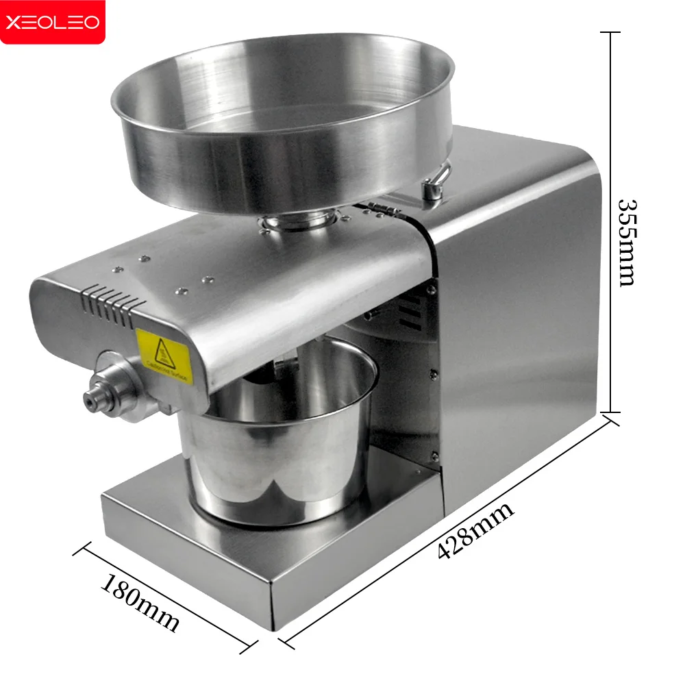 XEOLEO Household Oil Press machine Intelligent Stainless Steel Oil Extractor Small Stainless Steel 2