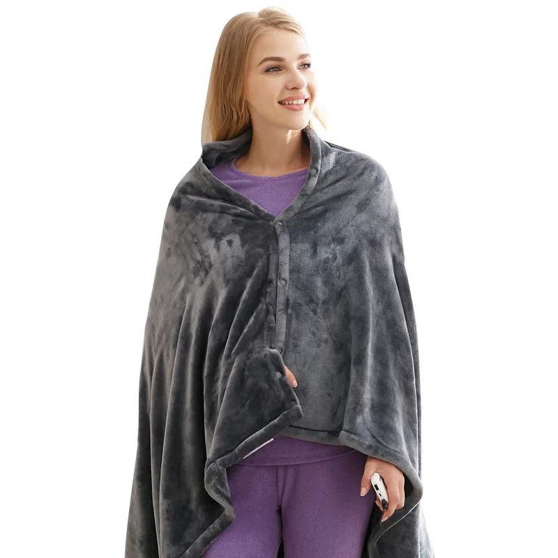 2022 new electric blanket flannel heating blanket office nap blanket  heating shawl winter extreme cold weather study office - AliExpress