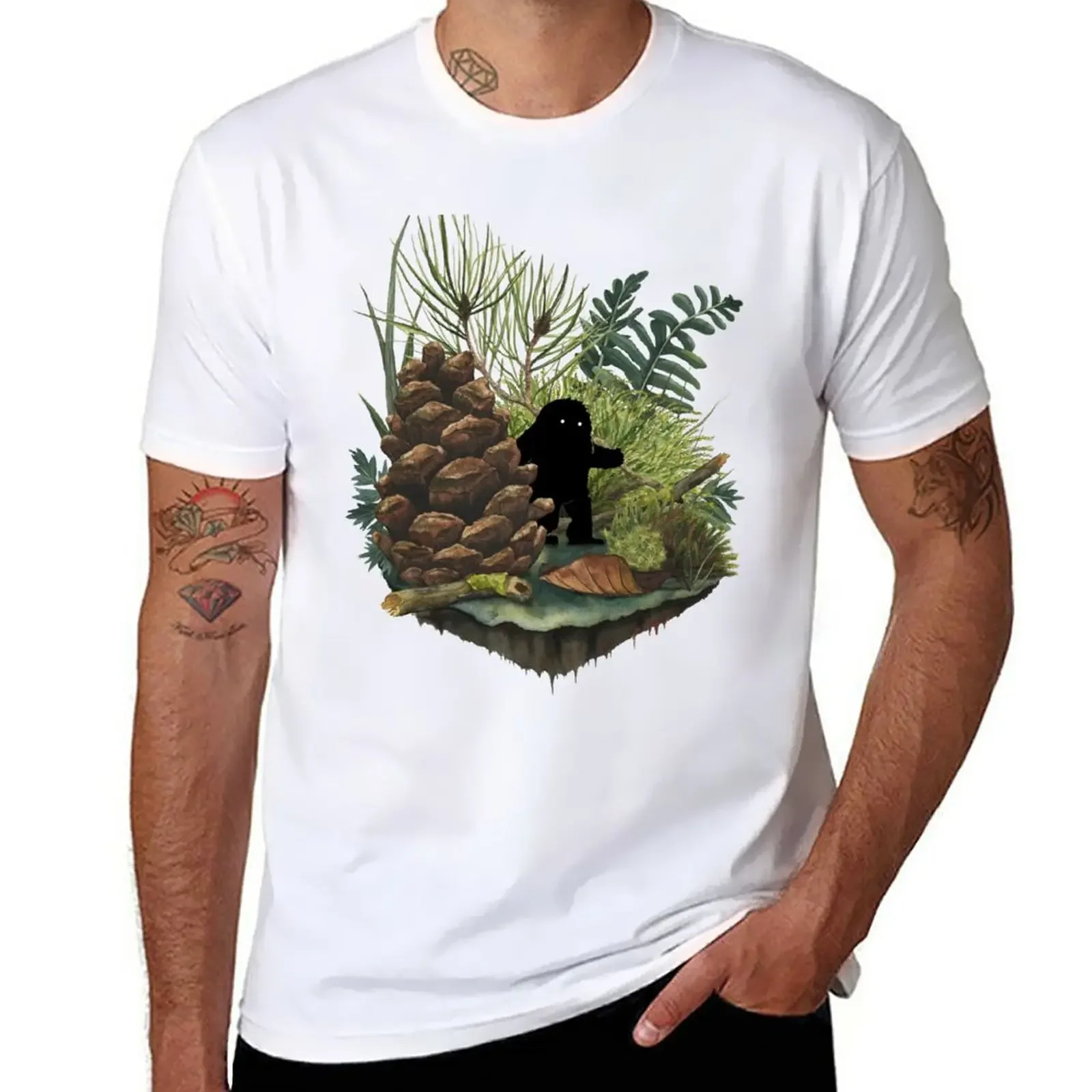 

Tiny Sasquatch T-Shirt sweat cute tops t shirt for men