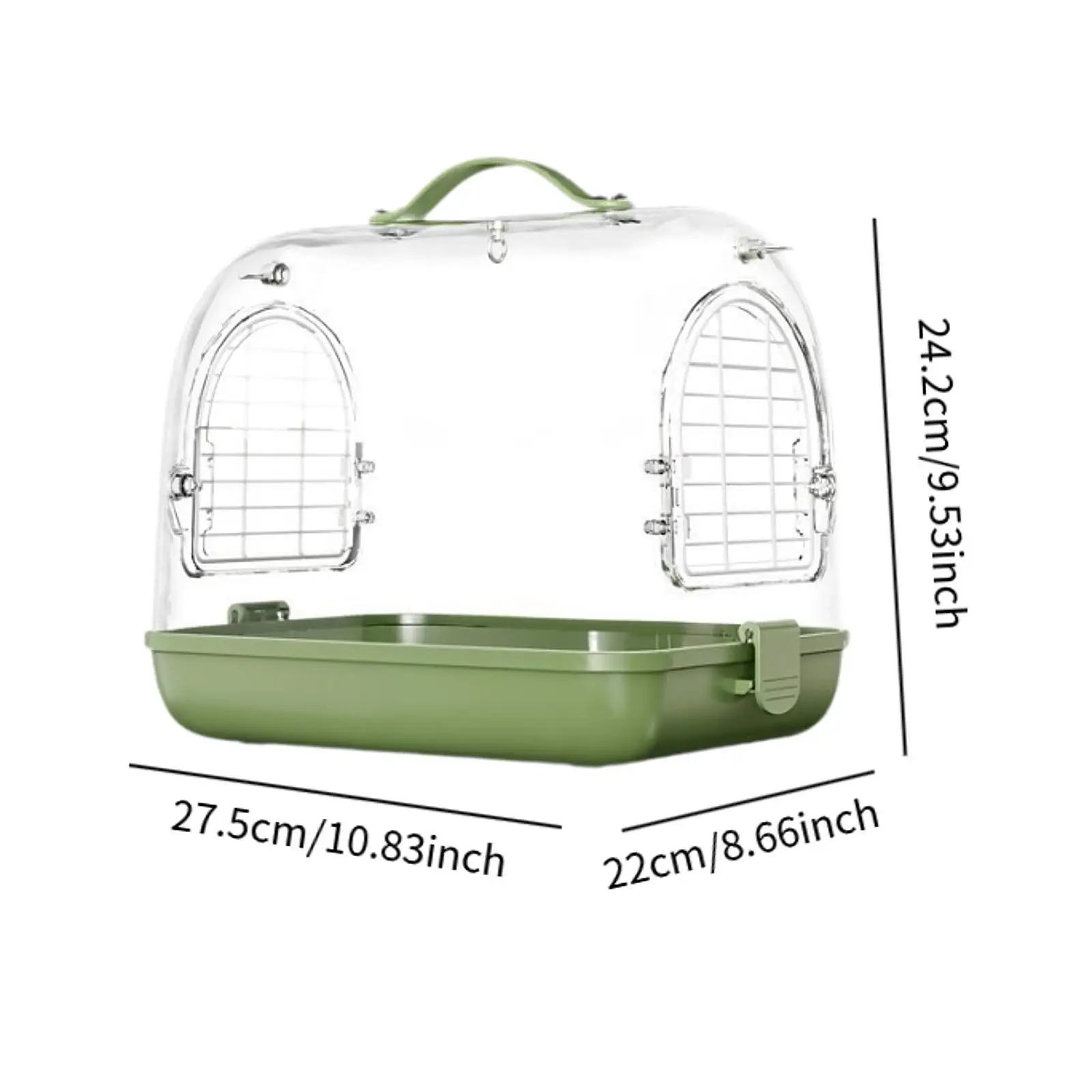 Bird Travel Cage, Bird Cage Bag with Shoulder Straps and Handle, Lightweight Bird Carrier Hamster Cage for Birds Bird Travel Cage, Bird Cage Bag with Shoulder Straps and Handle, Lightweight Bird Carrier Hamster Cage for Birds