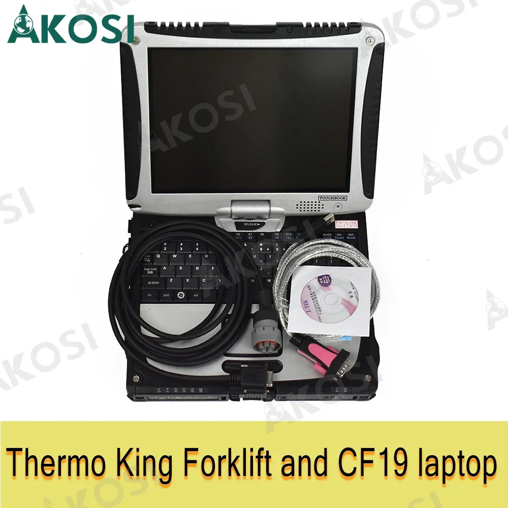 

Forklift diagnostic scanner for Thermo King diagnostic tool new Wintrac 5.7 Thermo-King Diag Software +CF19 laptop