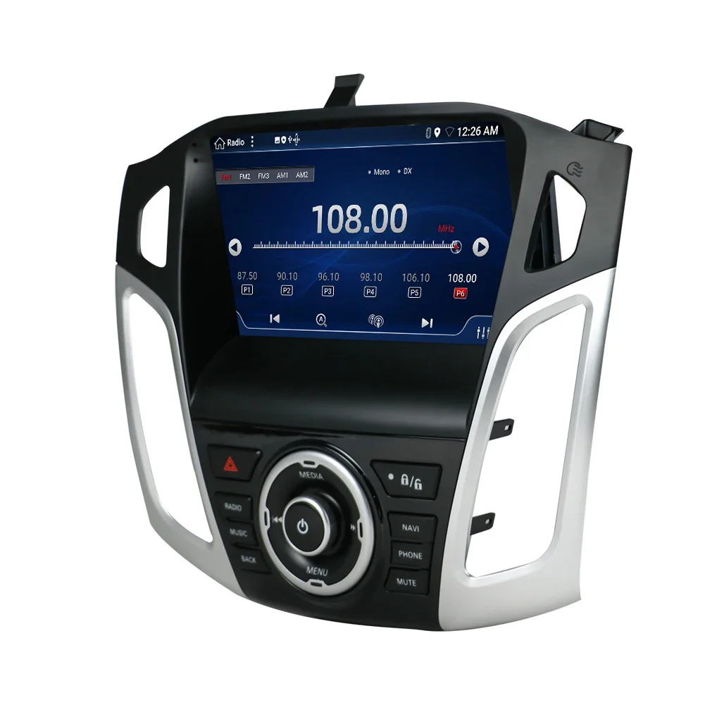 9 inch Vehicle navigation build in android wireless reversing image GPS car radio Car DVD Player FOR Ford Focus 2012-