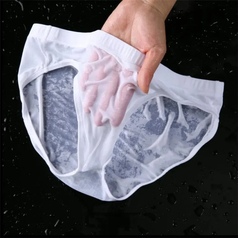 Wangjiang cueca Boxer Men transparent underwear Large Mesh net sexy  underwear Ultrathin Hollow Out sports cuecas Bikini Swimwear - AliExpress