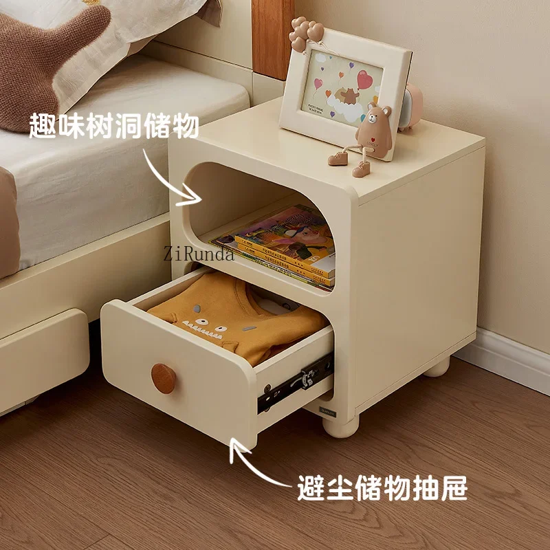 Simple modern children's bedside table, locker, bedroom storage, bedside cabinet
