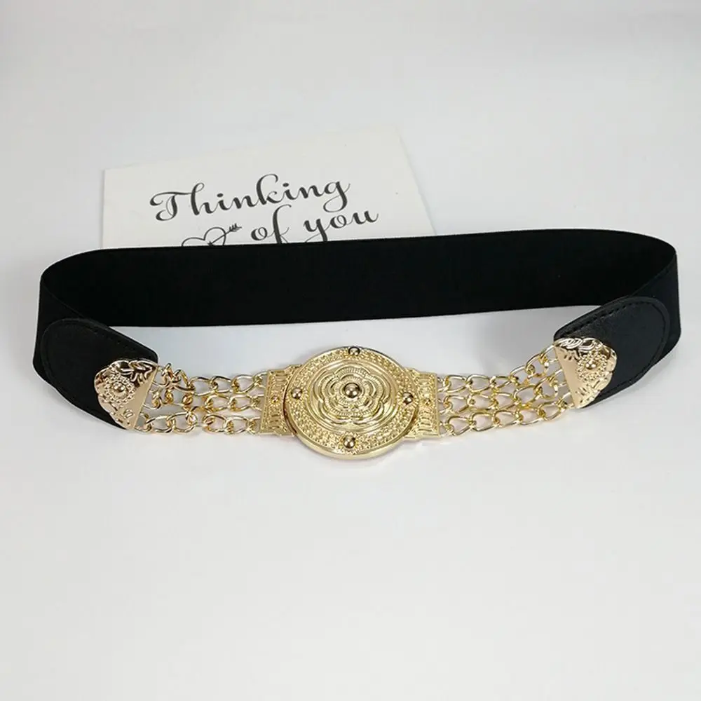 Luxury Design Party Wedding Moroccan Style Floral Gold Chain Belt Flower Waist Strap Belly Waist Belts Metal Waistband