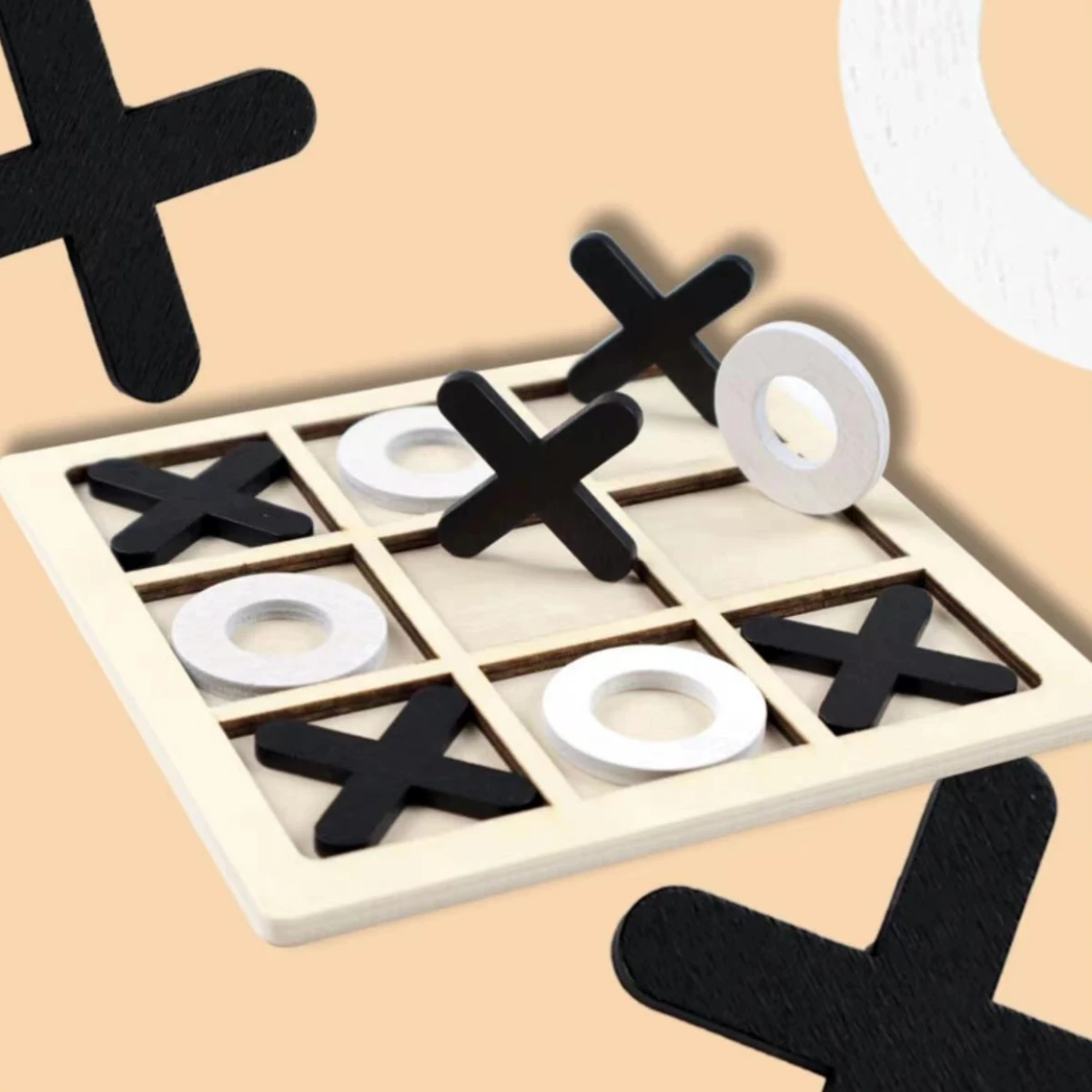 Board Game Table Games The game of tic-tac-toe the game of trios the trios Circle and cross and cross tac-toe
