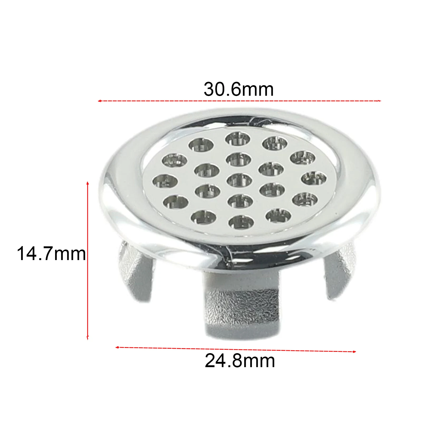 

Overflow Ring Bathroom Overflow Covers For Basin/Sink Chromed Replacement Hole Kitchen Drain Cap Cover For Bathroom