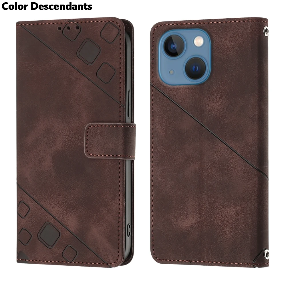 Étui en cuir PU de protection et portefeuille pour Samsung Galaxy A23