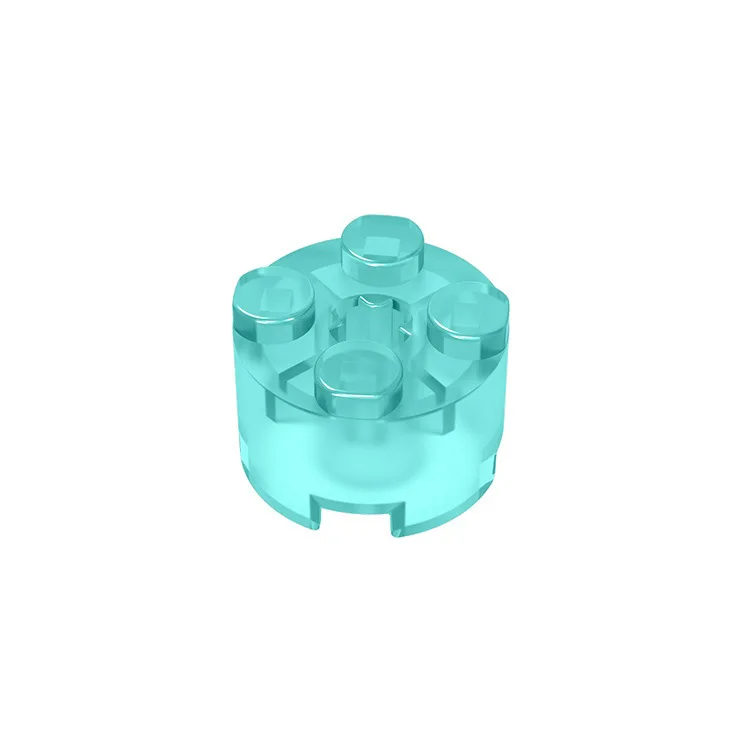 10 Stück Puzzle-Teile 6143 2x2 Rund mit Achsloch Bausteine 3941 Plattensteine Lernspielzeug Geschenke – Detail 15
