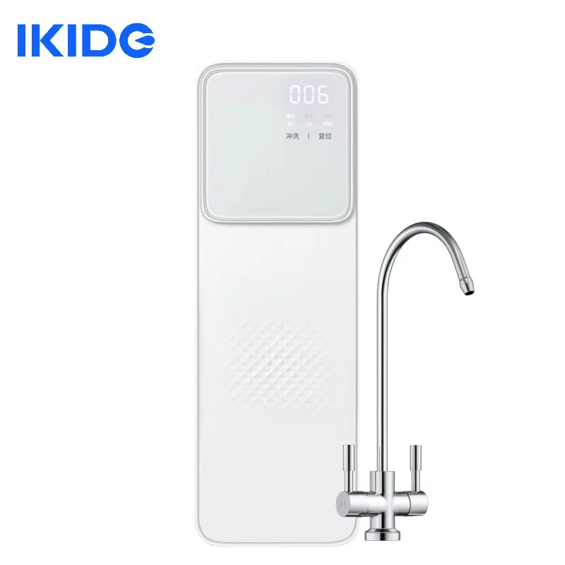 IKIDE 400Gpd Fast Flow Tankless Under The Kichen Household RO Reverse Osmosis Water Filtration System