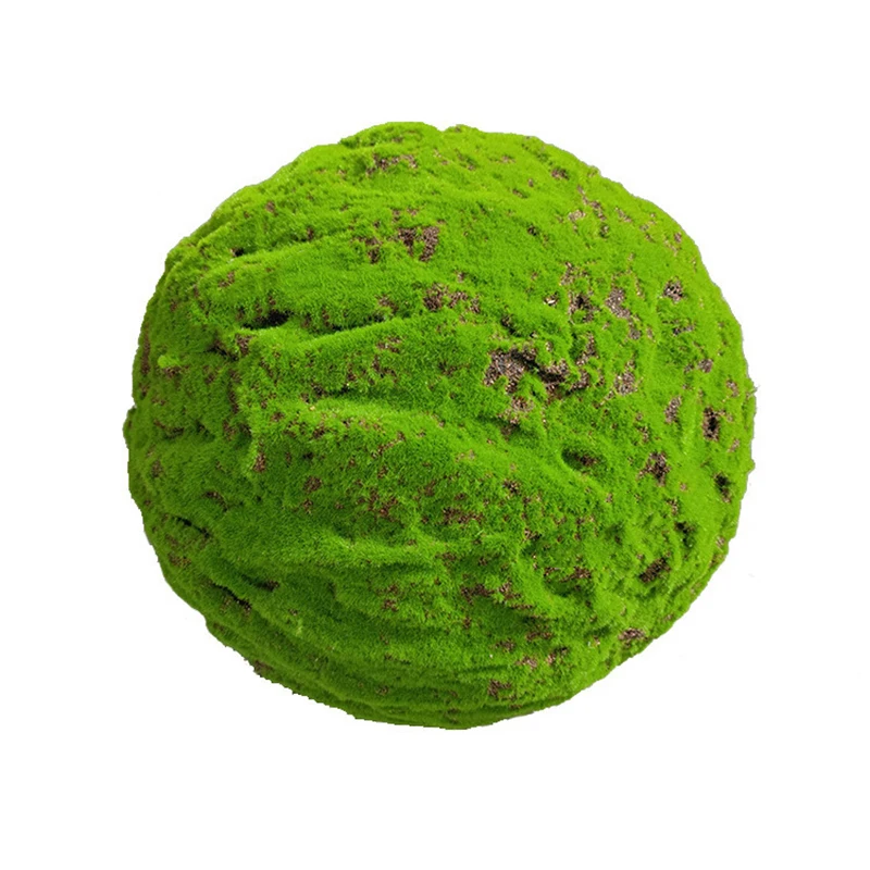 Green Artificial Moss Balls Decorative Moss Stones Greenery Plant Ball  Decoration For Wedding Party Decoration 20CM - AliExpress