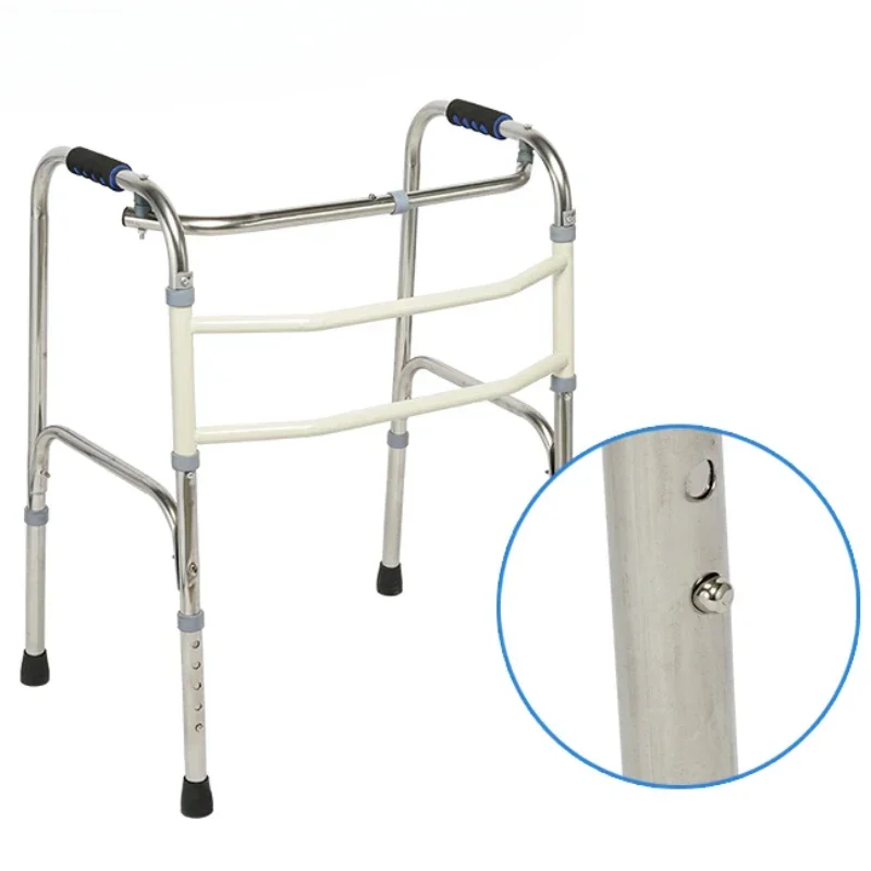 Aluminum Alloy Walker  HeightAdjustable Mobility Aid, WearResistant Handrail, NonSlip Walking Assistant for Elderly 5