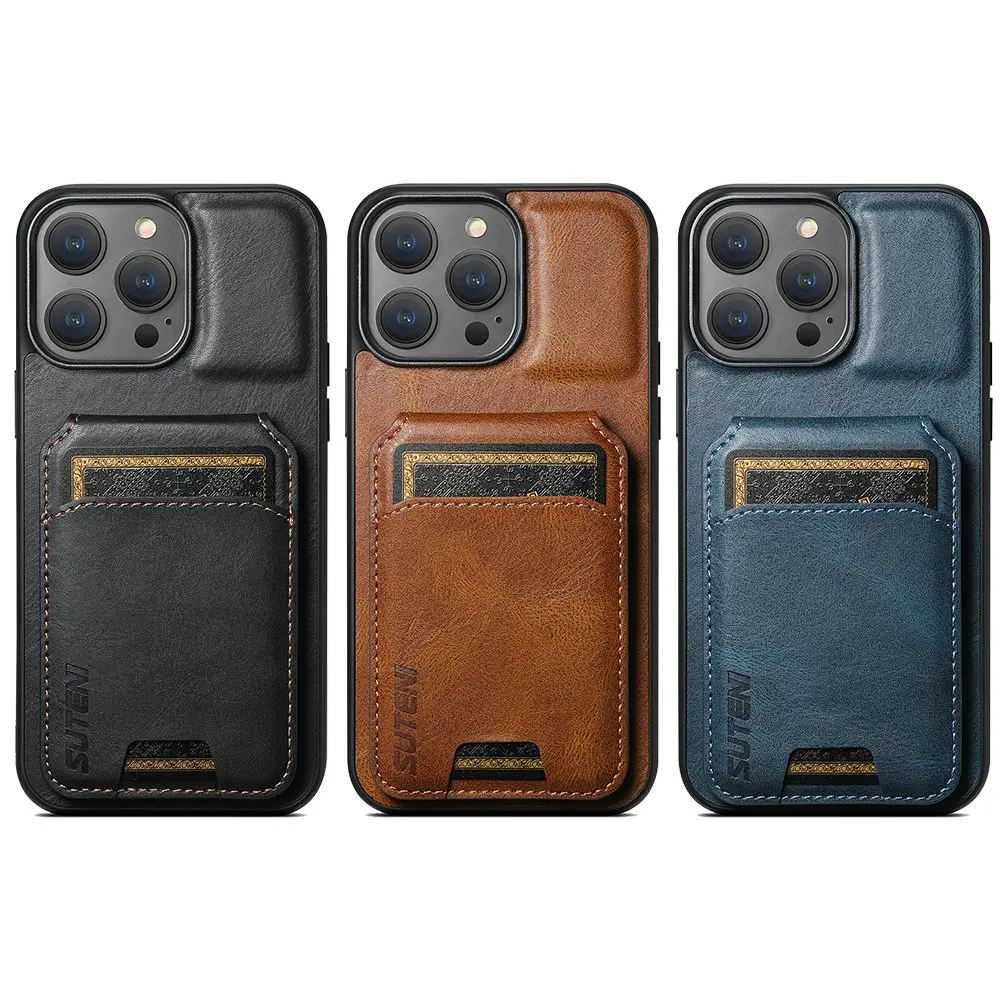 Luxury Leather Magnetic Wallet Card Holder Case Cover