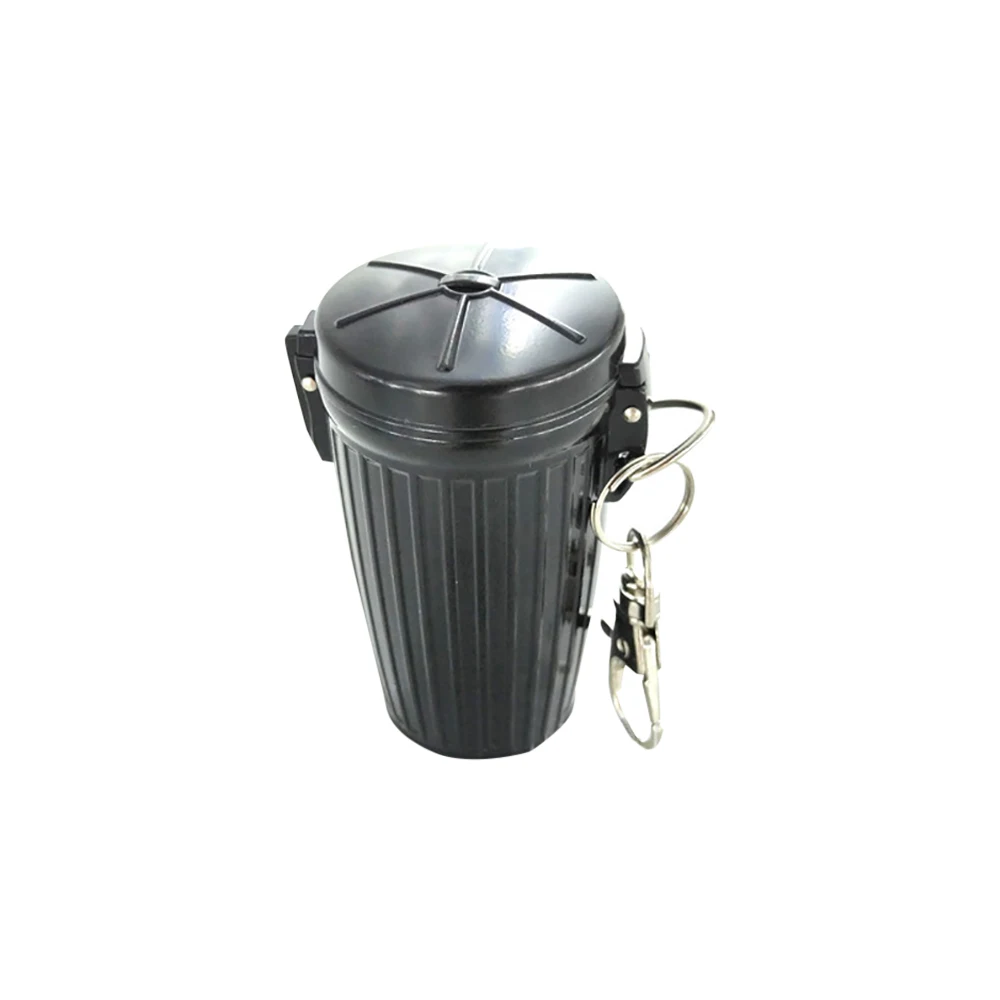 Mini Portable Ashtray Trashcan Keychain Outdoor Pocket Ashtray with Lid portable ashtray