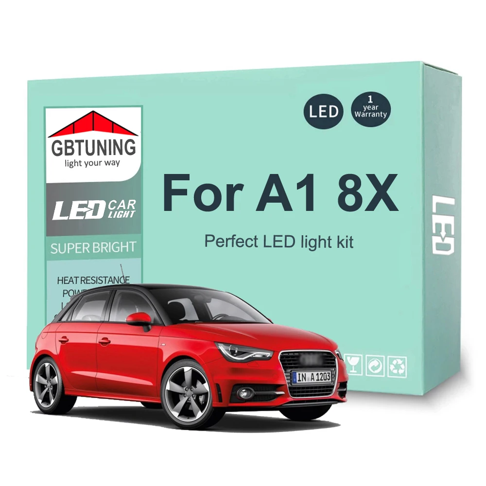 8Pcs LED Interior Light Bulb Kit For Audi A1 8X 2010 2011 2012 2013 8pcs-led-interior-light-bulb-kit-for-audi-a1-8x-2010-2011-2012-2013