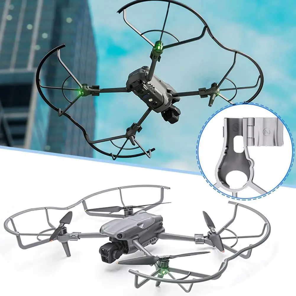 

Защита пропеллеров 1 комплект протектор пропеллера для DJI Air 3 Аксессуары для дрона серый защитный бампер для пропеллера