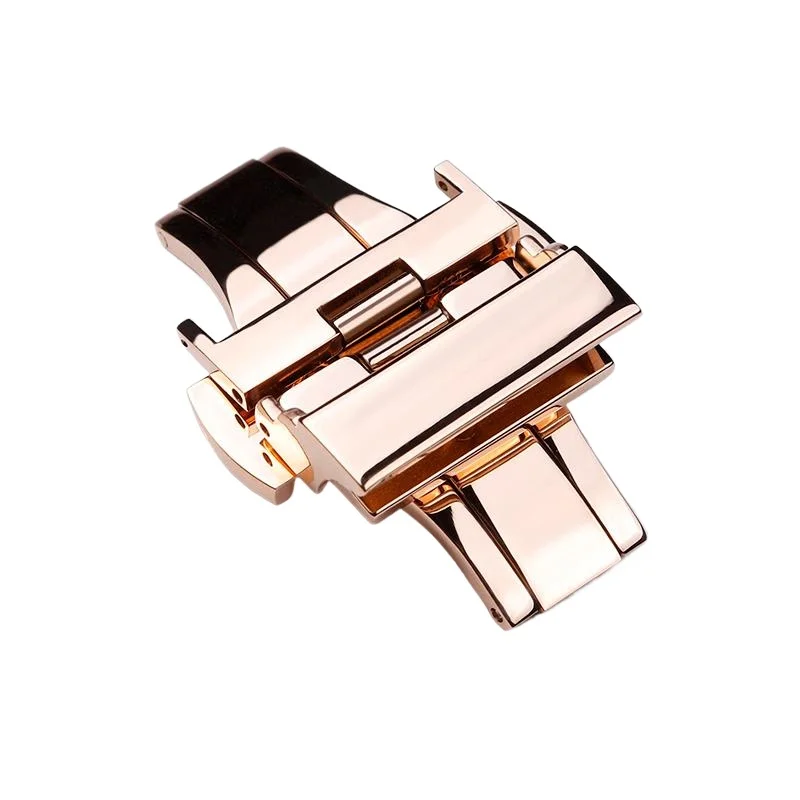 Versatile Butterfly Buckle Accessory for Leather, Nylon, and Silicone Straps