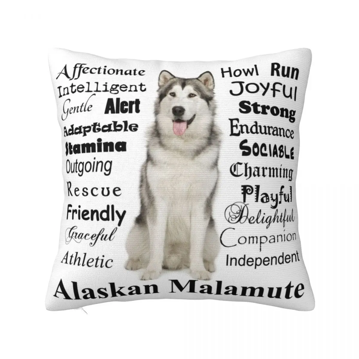 

Подушка Malamute, эластичный чехол для дивана, детская подушка, пользовательская Подушка, фото
