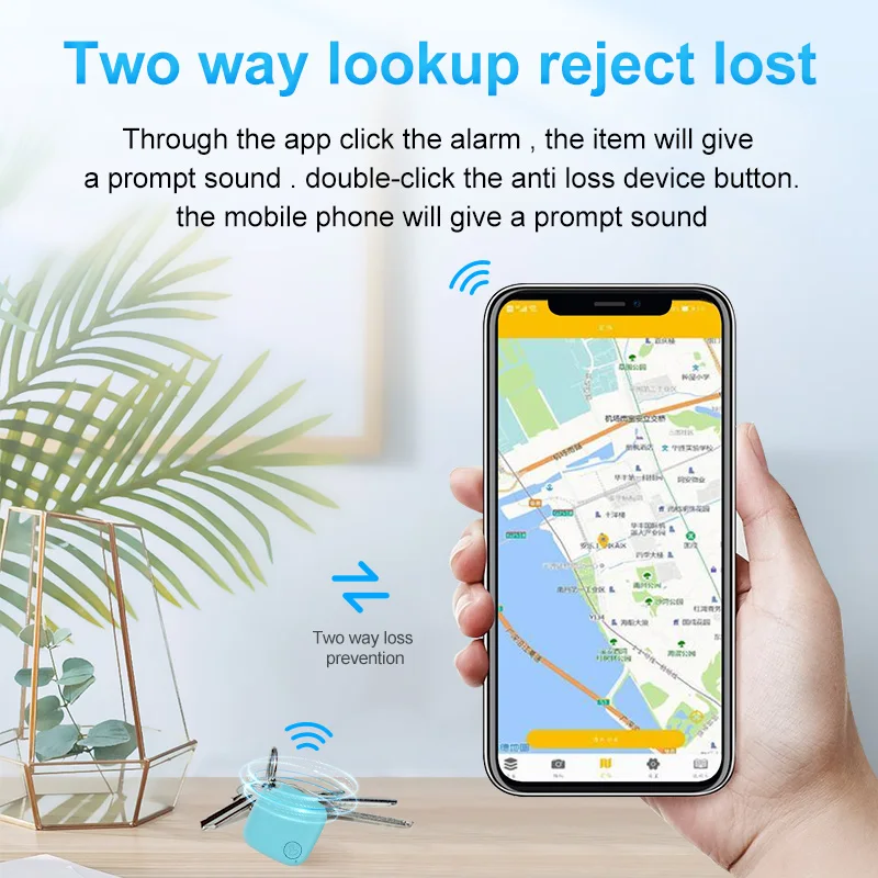 Mini Tracking Bluetooth Anti-lost Device Mobile Phone wallet Key Finder Location Intelligent Caller 5.0 Dual Alarm Pet Finder key finder anti lost tracker bluetooth tracker bluetooth finder