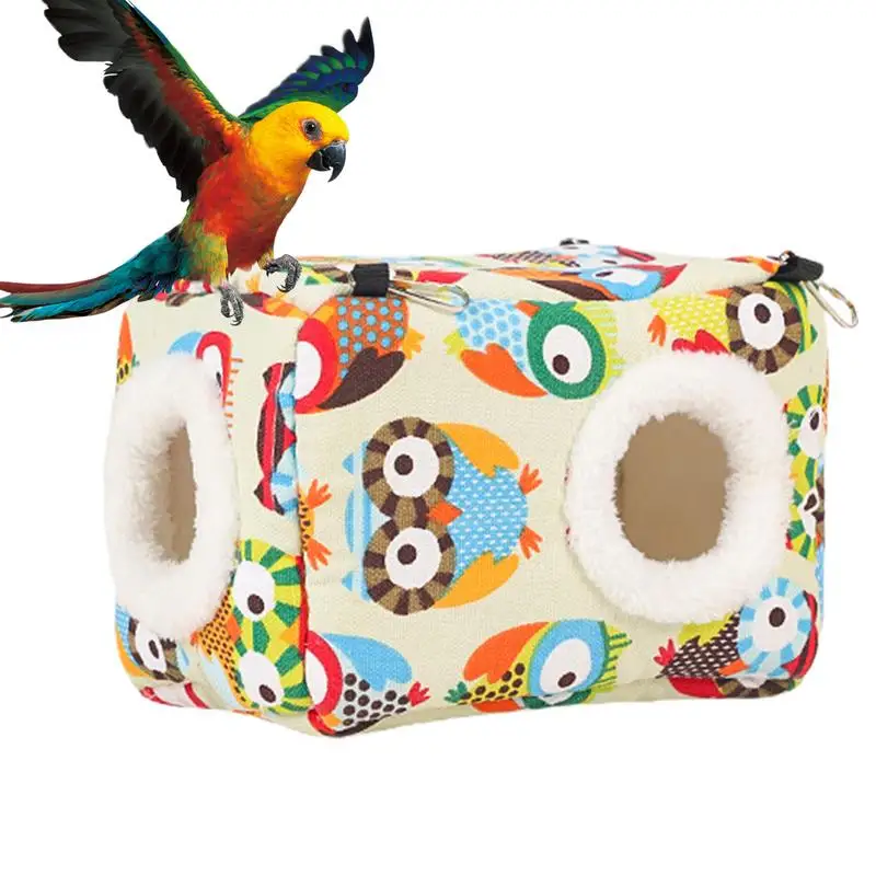 Parrot Nest House Warm Washable Hideway Bed Sleeping For Parakeet