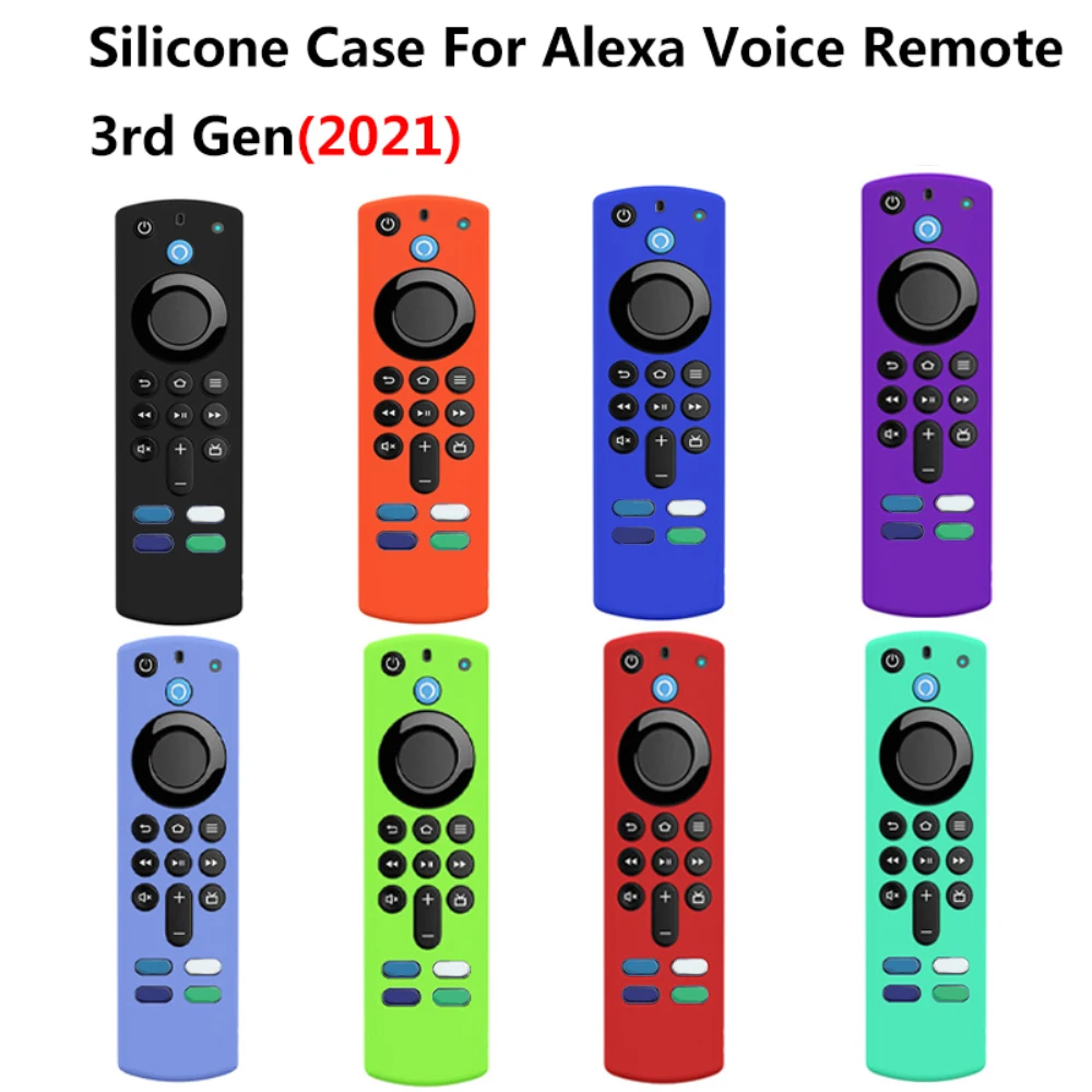 Silicone Case Protective Cover For Fire TV Stick 4K MAX/ 3rd Gen /4K Remote Control Anti-drop Dustproof Case Shell silicone remote case,silicone remote cover,silicone remote sleeve,remote controller cover,silicone case protector