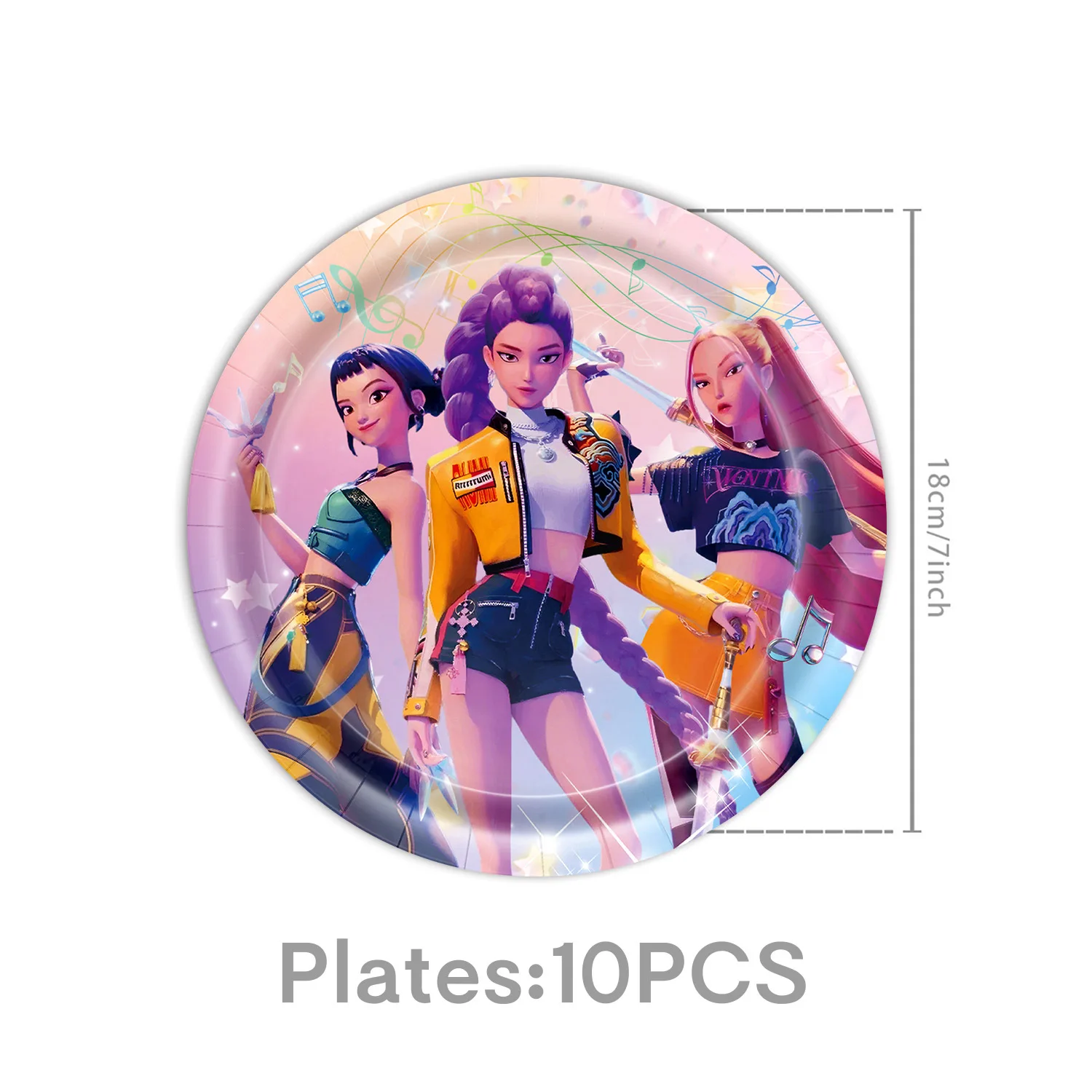 plate 7inch-10pcs