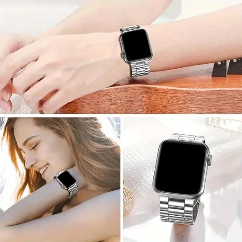 Premium Stainless Steel Watch Strap - Elegant Metal Bracelet Replacement
