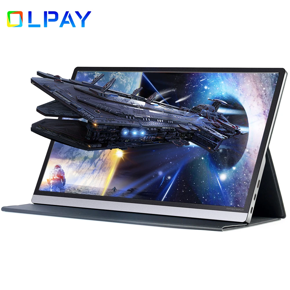 Портативный монитор 15 6 дюймов HDR 1080P USBC Компьютерный дисплей с Type-C HDMI динамиками