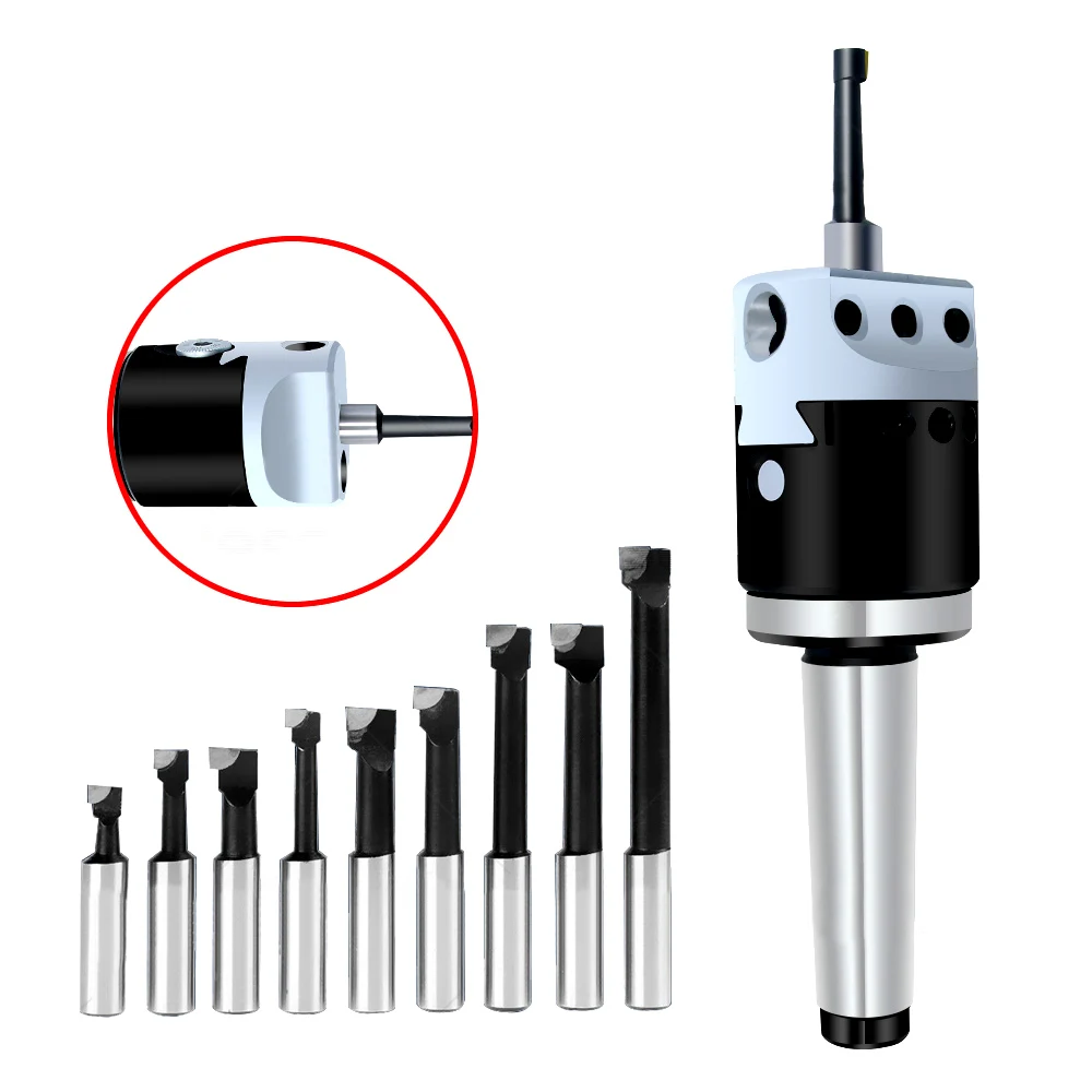 F1 Boring Head Lathe MT2 MT3 MT4 C20 C25 BT30 BT40 NT30 NT40 R8 F1 2 inch 50 Boring Head Rough Bore 50mm 75mm 100mm