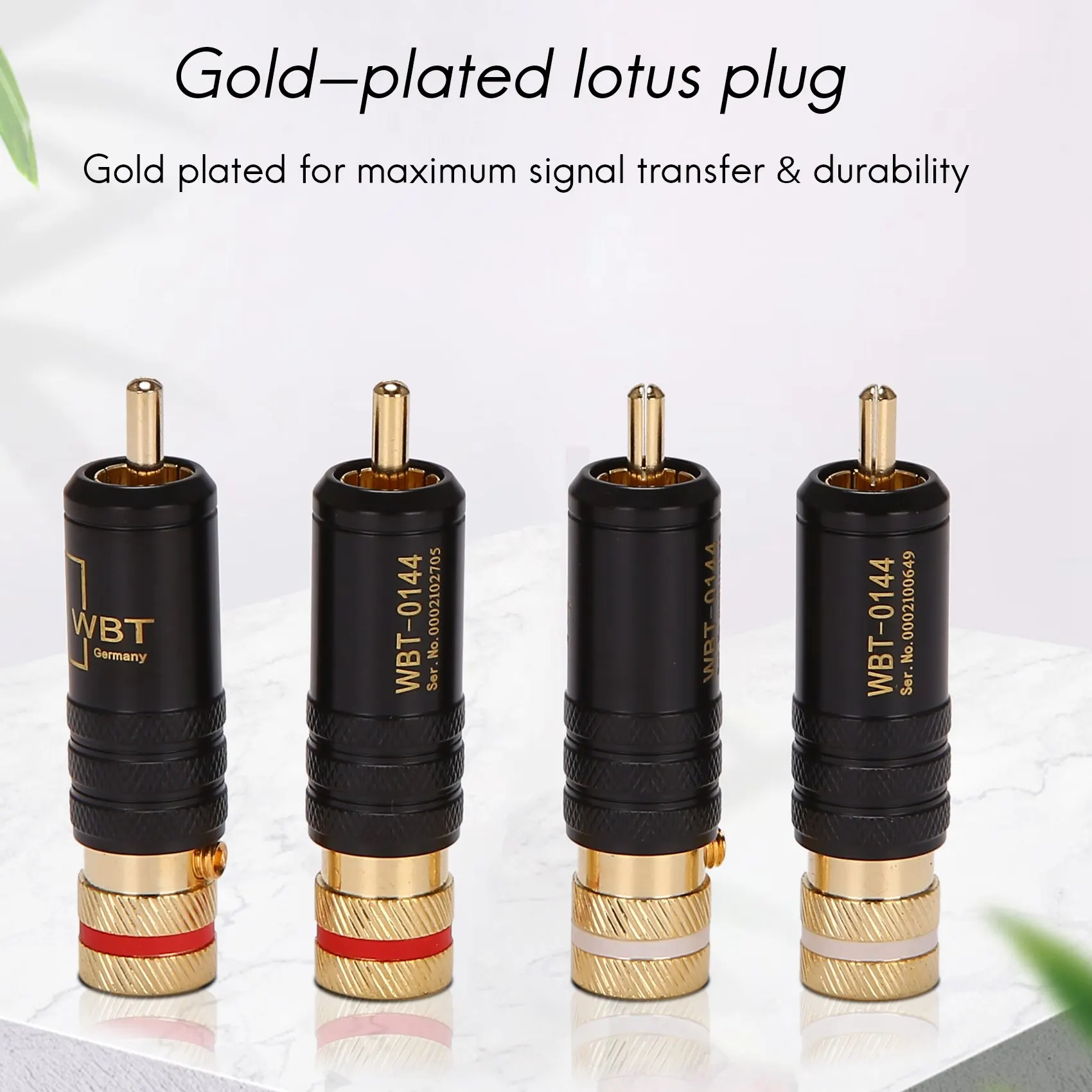 

4 шт. розетки с замком Rca