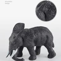 7 Inch 6pcs High Quality Colorful Toy wild animals Toys Assorted Plastic Realistic Model  Animals Toys  wild life model toy set 2