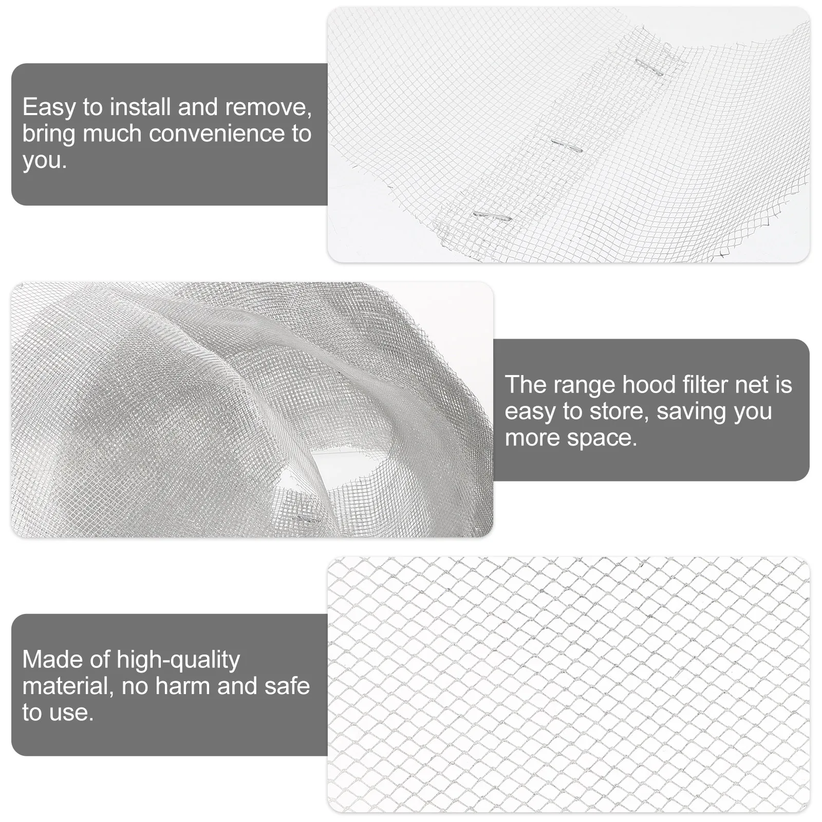Kitchen Range Hood 10PCS Range Hood Filter Net Filters Air Vents For Ceiling Net Cooker Hood Kitchen Grease Vent Bowl Shaped Filters Air Vents