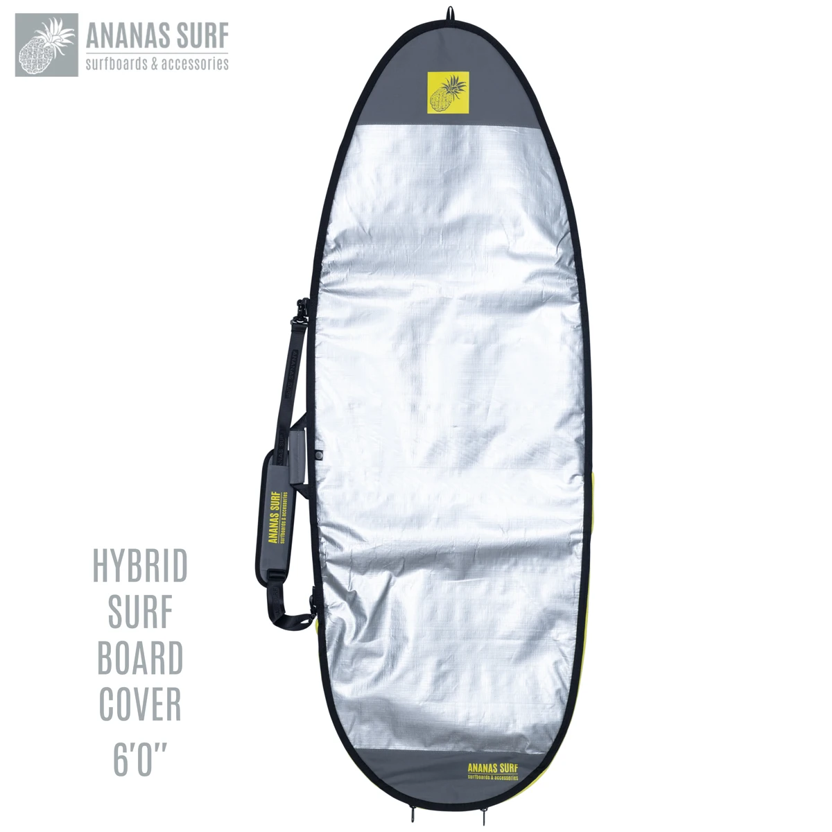 Ananas Surf 6ft.0 183cm Hybrid Surfboard Bag Groveler Crossover Fishboard Cover Foilboard Protect Boardbag