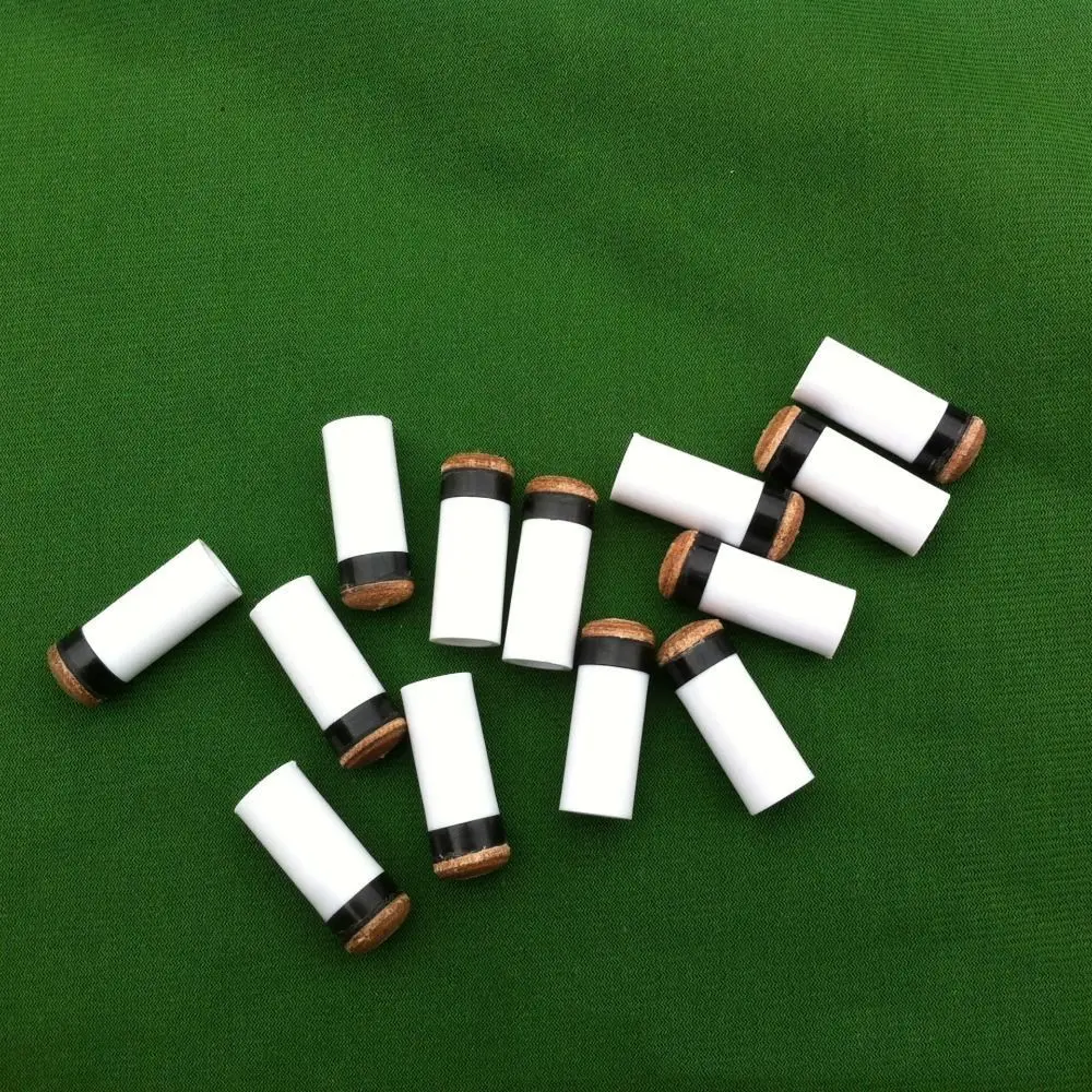 Pool Cue Tips Professional Snooker Supplies Hard Plastic Ferrules