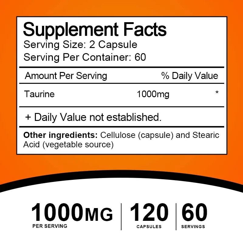GPGP Greenpeople Taurine Capsule Reproductive System & Brain Development Memory Ability & Vision Adult