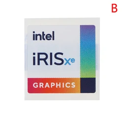 Set of 5 Artistic IRIS Decorative Stickers (B)
