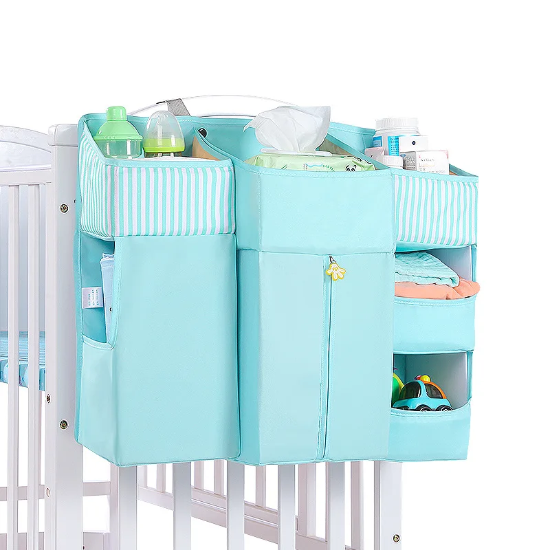 Sac de rangement pour bébé nouveau-né, poche à couches CPull, caddie de chevet, sac de rangement pour jouets, produit de literie pour bébés