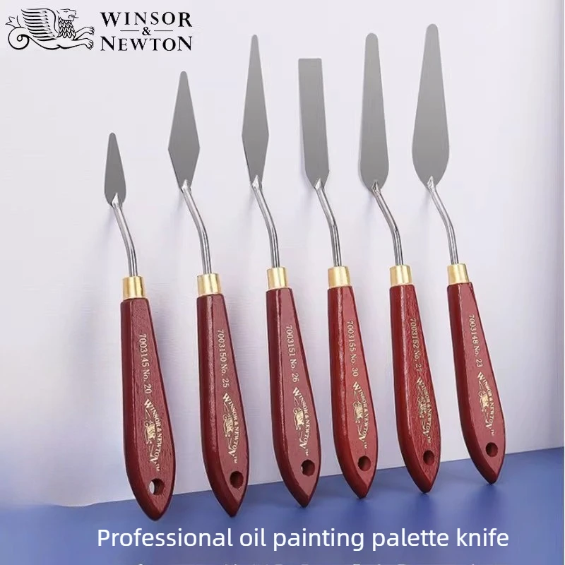 윈저앤뉴튼 스테인리스 스틸 유화 나이프 아티스트 공예용 스패출라 팔레트 나이..
