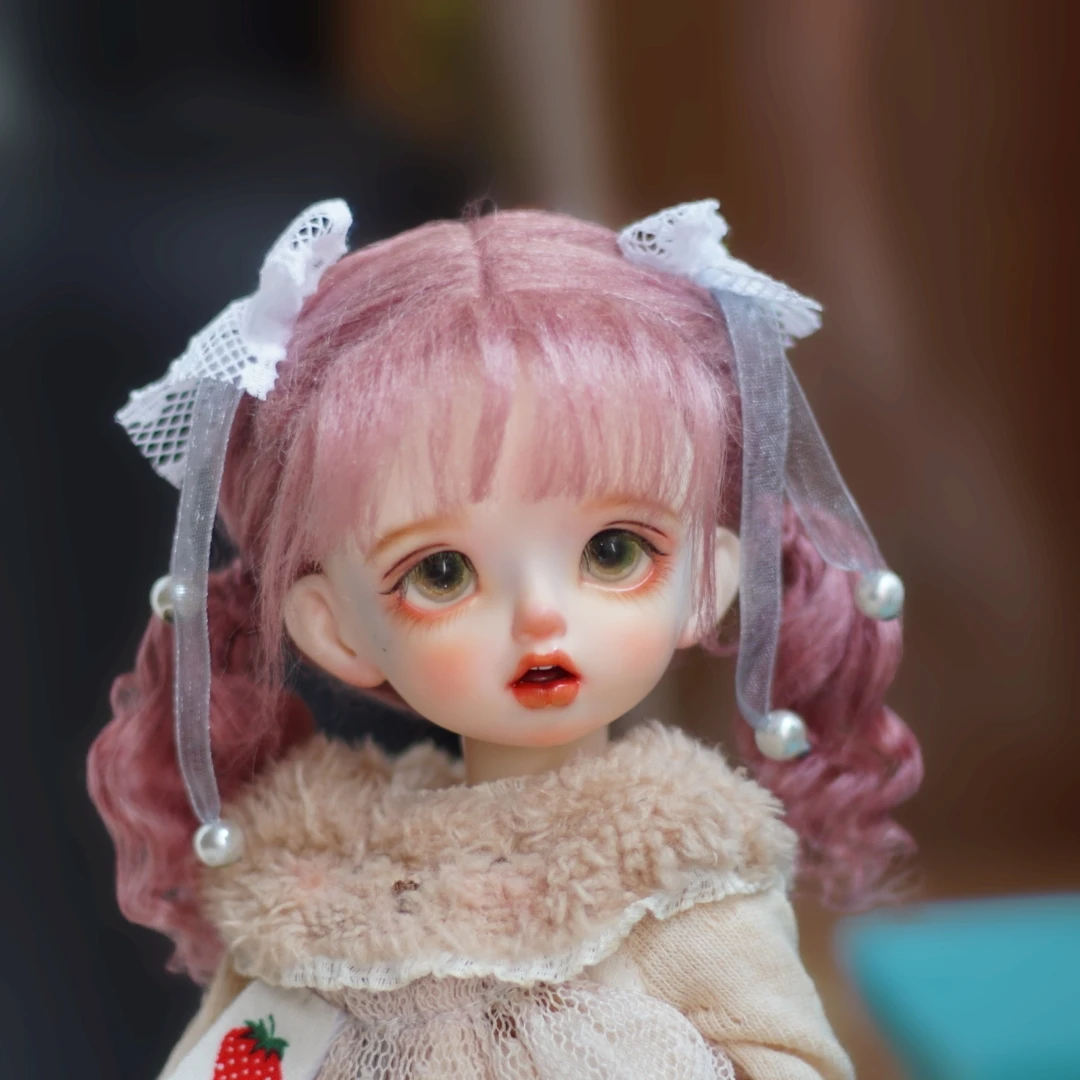 

Monst wigs Bjd ob11 Wigs Bjd Imitation Beach Wool Wig Suitable for 1/6 1/4 1/3 Head Doll Wig