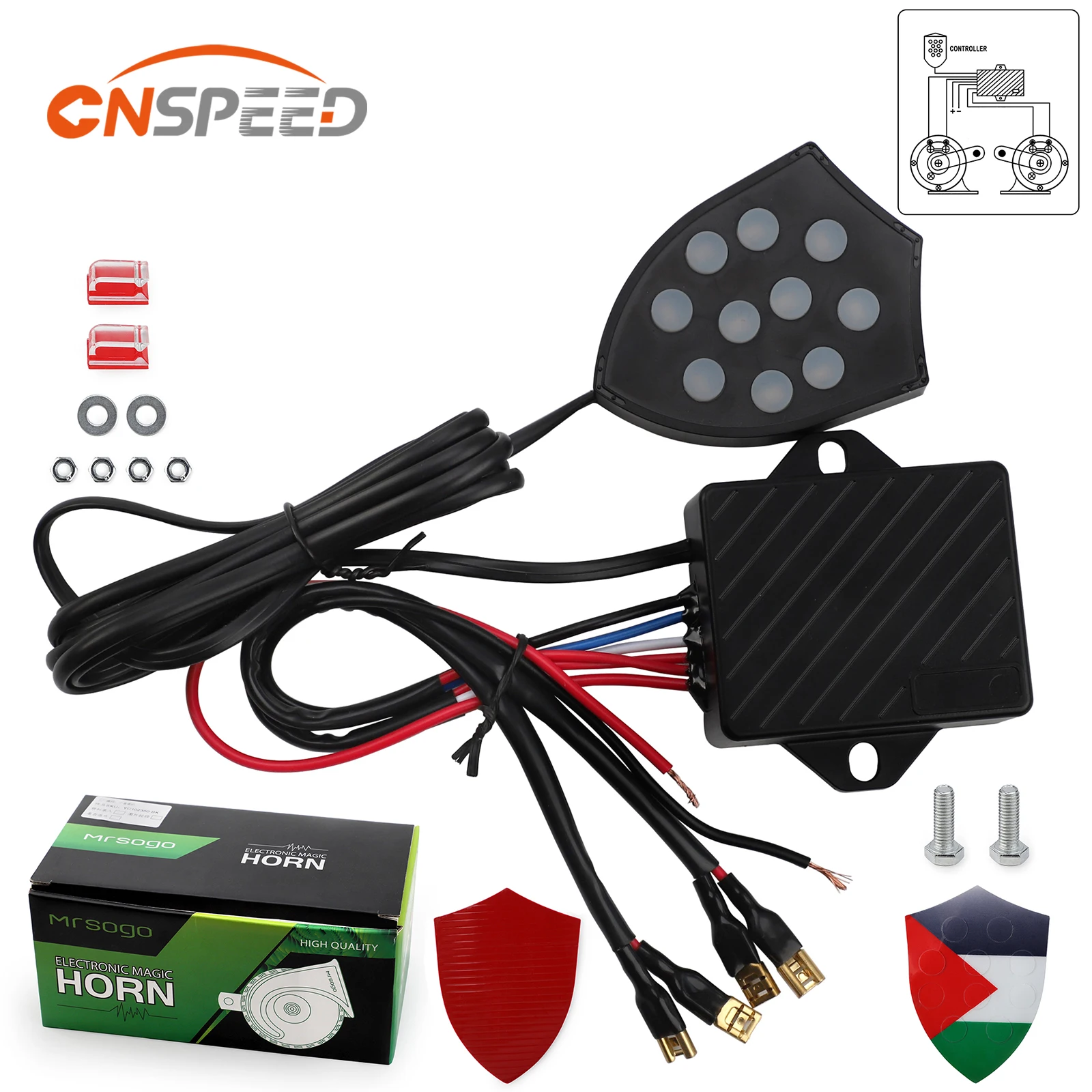 Jeffergarden Allume-cigare 4 En 1 LED Universel 12 V Pour Voiture, Bateau, Marine, Camping-car