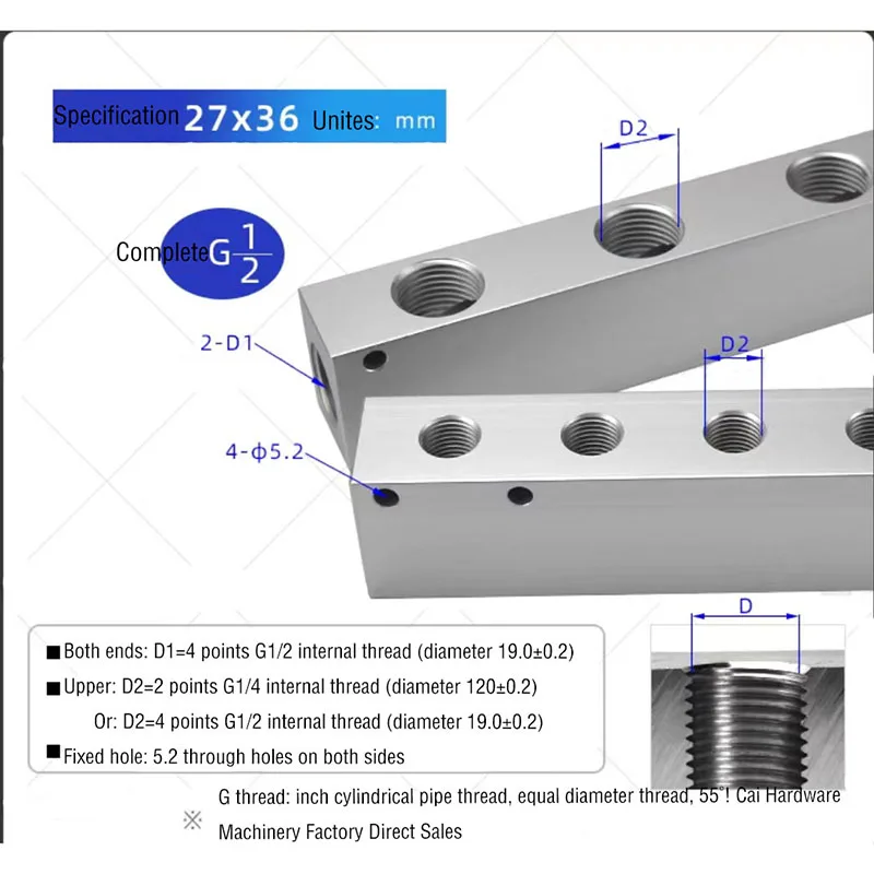de ar de 30x30mm a pt1 4