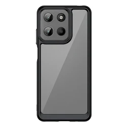 Colorful TPU Protective Case - Clear Cover s Coque Capa for Motorola Moto G77 Power (XC - XL black)